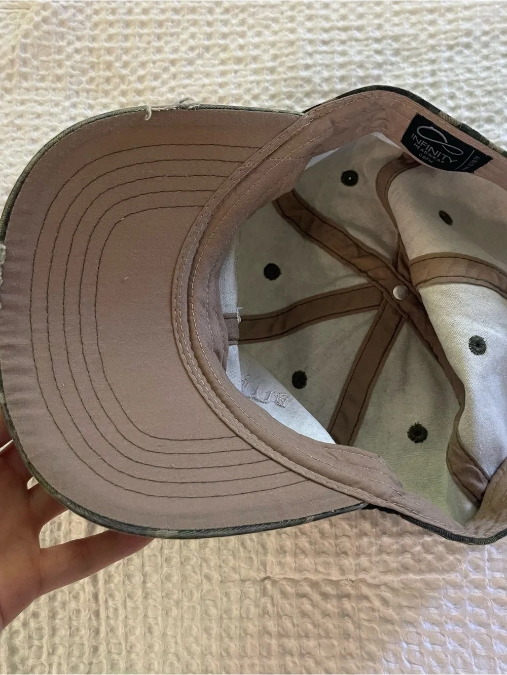 Camo embroidered wild free distressed hat cap